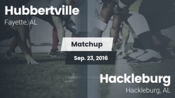 Matchup: Hubbertville vs. Hackleburg  2016
