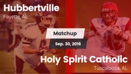 Matchup: Hubbertville vs. Holy Spirit Catholic  2016