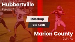 Matchup: Hubbertville vs. Marion County  2016
