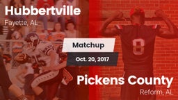Matchup: Hubbertville vs. Pickens County  2017