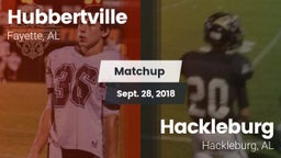 Matchup: Hubbertville vs. Hackleburg  2018