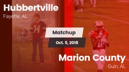 Matchup: Hubbertville vs. Marion County  2018