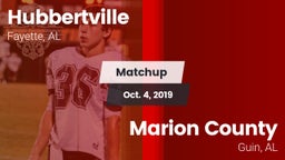 Matchup: Hubbertville vs. Marion County  2019