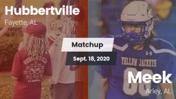 Matchup: Hubbertville vs. Meek  2020