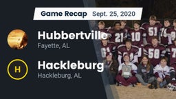 Recap: Hubbertville  vs. Hackleburg  2020