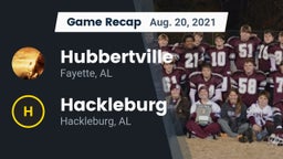 Recap: Hubbertville  vs. Hackleburg  2021