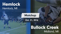 Matchup: Hemlock vs. Bullock Creek  2016