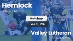 Matchup: Hemlock vs. Valley Lutheran  2018