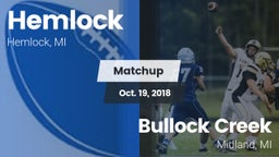 Matchup: Hemlock vs. Bullock Creek  2018