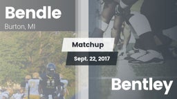 Matchup: Bendle vs. Bentley 2017