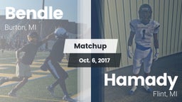 Matchup: Bendle vs. Hamady  2017