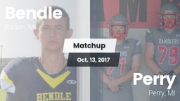 Matchup: Bendle vs. Perry  2017