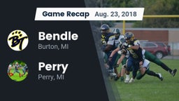 Recap: Bendle  vs. Perry  2018