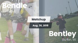 Matchup: Bendle vs. Bentley  2018