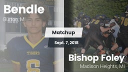 Matchup: Bendle vs. Bishop Foley  2018