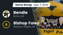 Recap: Bendle  vs. Bishop Foley  2018