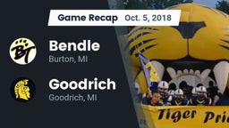 Recap: Bendle  vs. Goodrich  2018