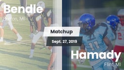 Matchup: Bendle vs. Hamady  2019