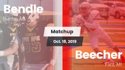 Matchup: Bendle vs. Beecher  2019