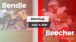Matchup: Bendle vs. Beecher  2020