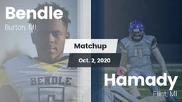 Matchup: Bendle vs. Hamady  2020