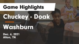 Chuckey - Doak  vs Washburn  Game Highlights - Dec. 6, 2021