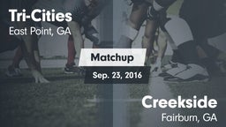 Matchup: Tri-Cities vs. Creekside  2016