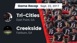 Recap: Tri-Cities  vs. Creekside  2017