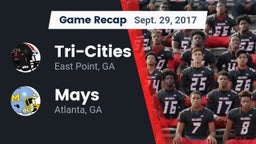 Recap: Tri-Cities  vs. Mays  2017