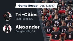 Recap: Tri-Cities  vs. Alexander  2017