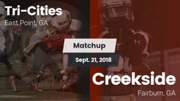 Matchup: Tri-Cities vs. Creekside  2018