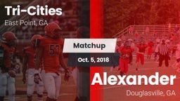 Matchup: Tri-Cities vs. Alexander  2018