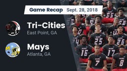 Recap: Tri-Cities  vs. Mays  2018