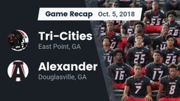Recap: Tri-Cities  vs. Alexander  2018