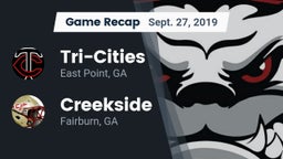 Recap: Tri-Cities  vs. Creekside  2019