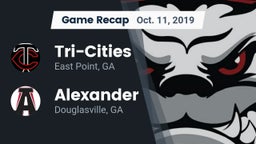 Recap: Tri-Cities  vs. Alexander  2019