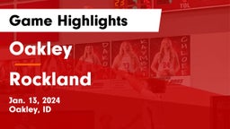 Oakley  vs Rockland  Game Highlights - Jan. 13, 2024