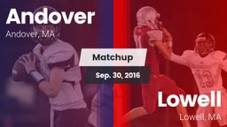 Matchup: Andover  vs. Lowell  2016