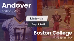 Matchup: Andover  vs. Boston College  2017