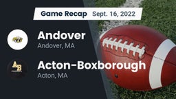 Recap: Andover  vs. Acton-Boxborough  2022