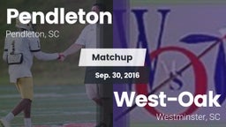 Matchup: Pendleton vs. West-Oak  2016