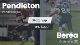 Matchup: Pendleton vs. Berea  2017