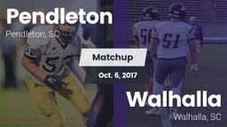 Matchup: Pendleton vs. Walhalla  2017