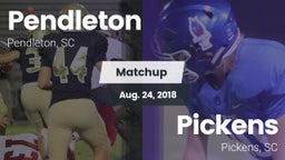 Matchup: Pendleton vs. Pickens  2018