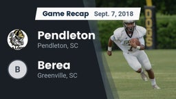 Recap: Pendleton  vs. Berea  2018