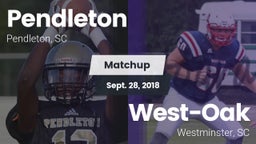 Matchup: Pendleton vs. West-Oak  2018