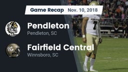Recap: Pendleton  vs. Fairfield Central  2018