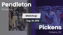 Matchup: Pendleton vs. Pickens  2019