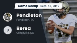 Recap: Pendleton  vs. Berea  2019