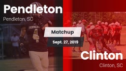 Matchup: Pendleton vs. Clinton  2019